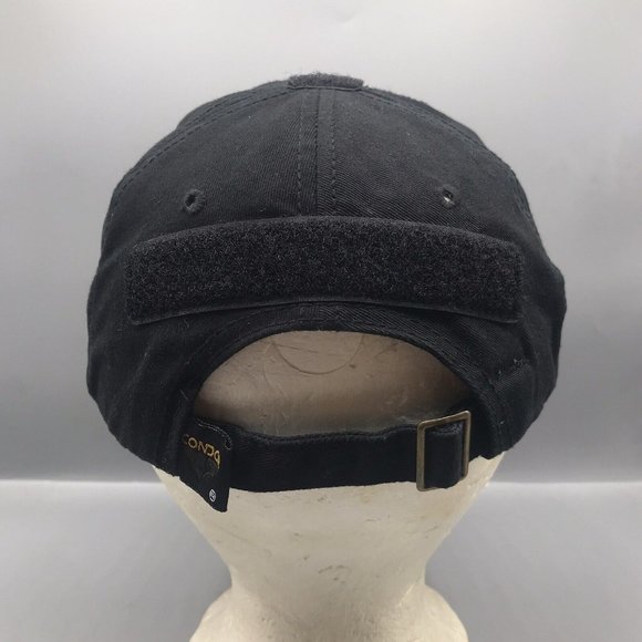 Condor Tactical Hat Cap Black Adjustable Hook And Loop Patches VGC - Picture 3 of 7